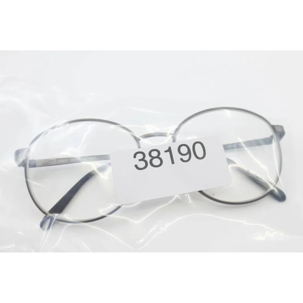 Flexon FW-2 Pewter Matte Oval Metal Eyeglasses Frames 55-17-140 Japan Made